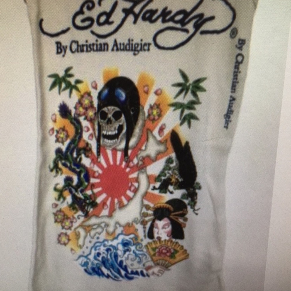 Ed Hardy Christian audigier  tank top